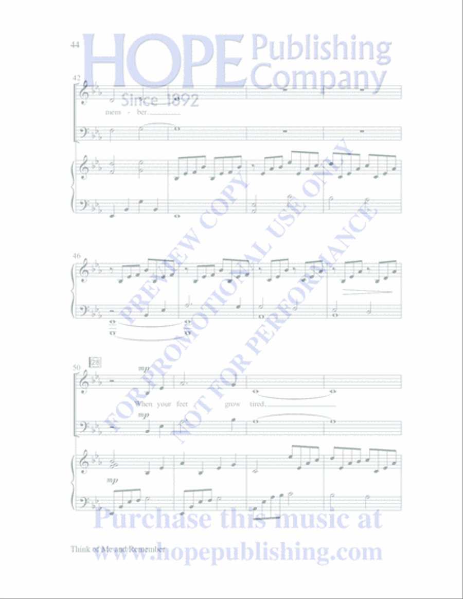 The Seven Last Days 4-Part scores gallery preview page 47