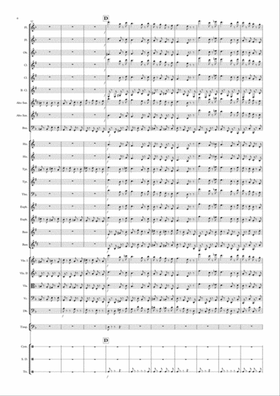 Funeral March of a Marionette Full Orchestra scores gallery preview page 6