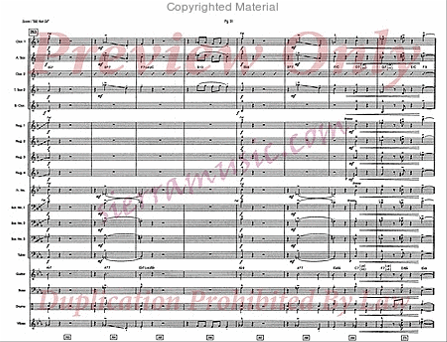 Bill, Not Gil Bill, Not Gil Jazz Ensemble scores gallery preview page 32