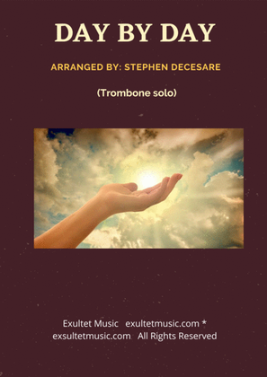 Book cover for Day By Day (Trombone solo and Piano)