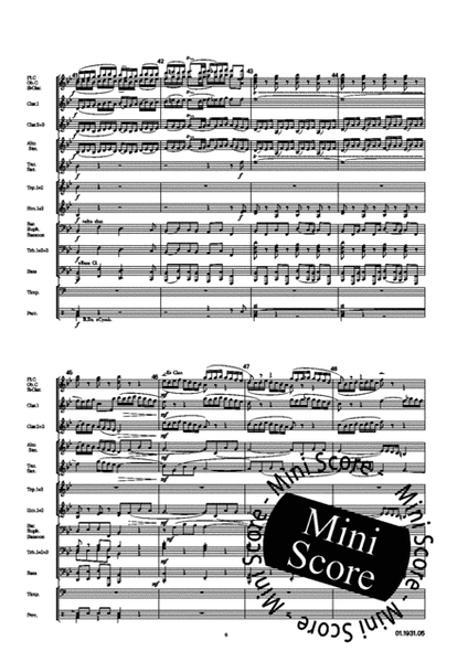 Little Fugue in G Minor by Johann Sebastian Bach Concert Band - Sheet Music