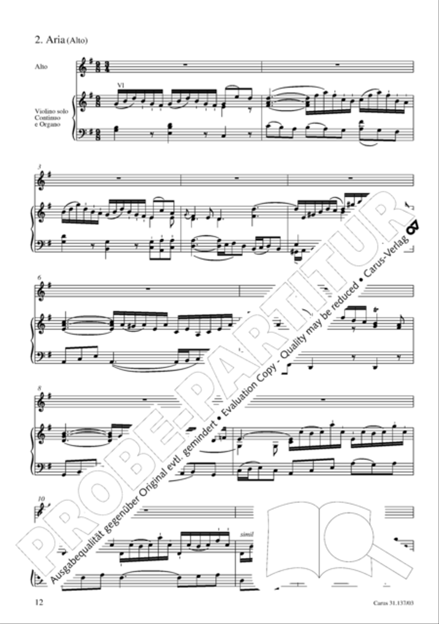 Praise ye, Almighty God, King and our ruler exalted (Lobe den Herren, den machtigen Konig der Ehren) ATB scores gallery preview page 13