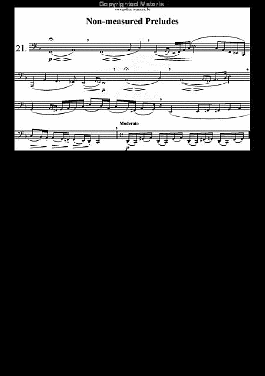 40 Preludes Tuba scores gallery preview page 17