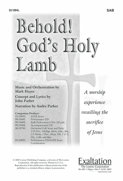 Behold! God's Holy Lamb