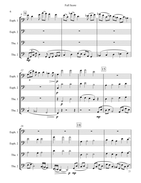 Adages for Tuba/Euphonium Quartet image number null