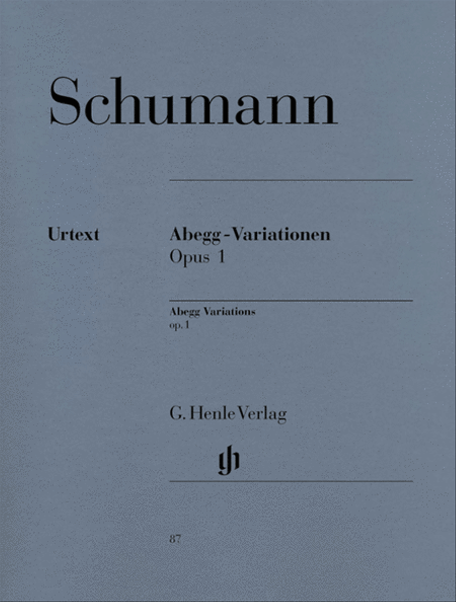 Abegg Variations F Major Op. 1 Piano Solo scores gallery preview page 1