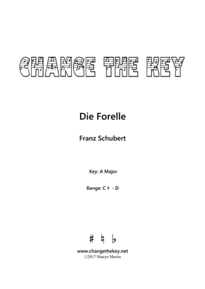 Book cover for Die Forelle - A Major
