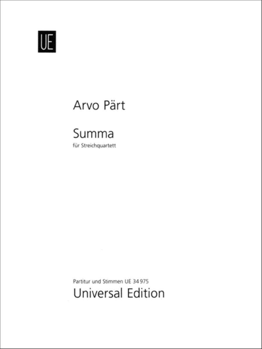 Summa Chamber Music scores gallery preview page 1