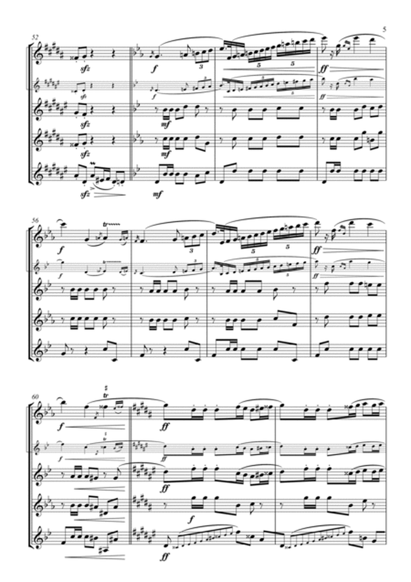 Polonaise op. 44 - Saxophone Quartet image number null