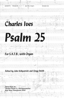 Book cover for Psalm 25