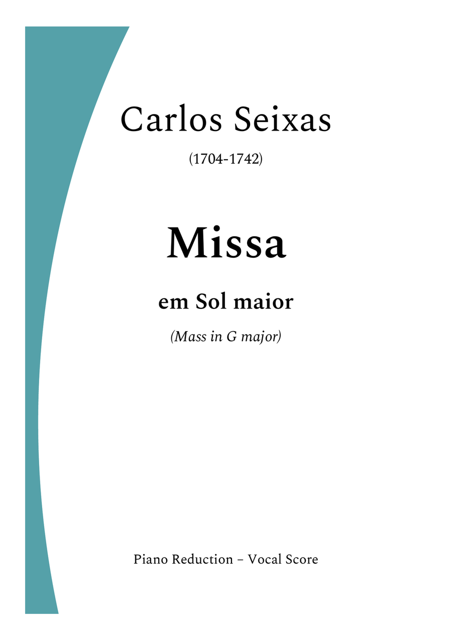 Mass in G Major - Domine Fili - Bass Aria - Vocal Score Voice Solo scores gallery preview page 1