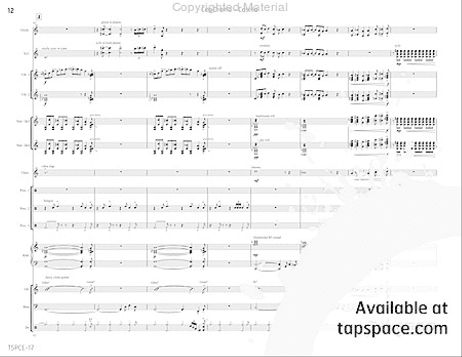 Cop Drama Percussion Ensemble scores gallery preview page 17