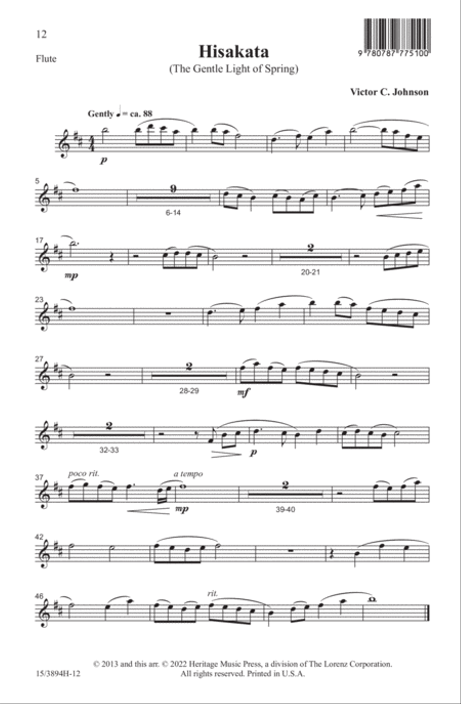 Hisakata 3-Part scores gallery preview page 12