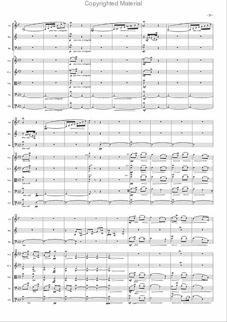Octet Clarinet scores gallery preview page 4