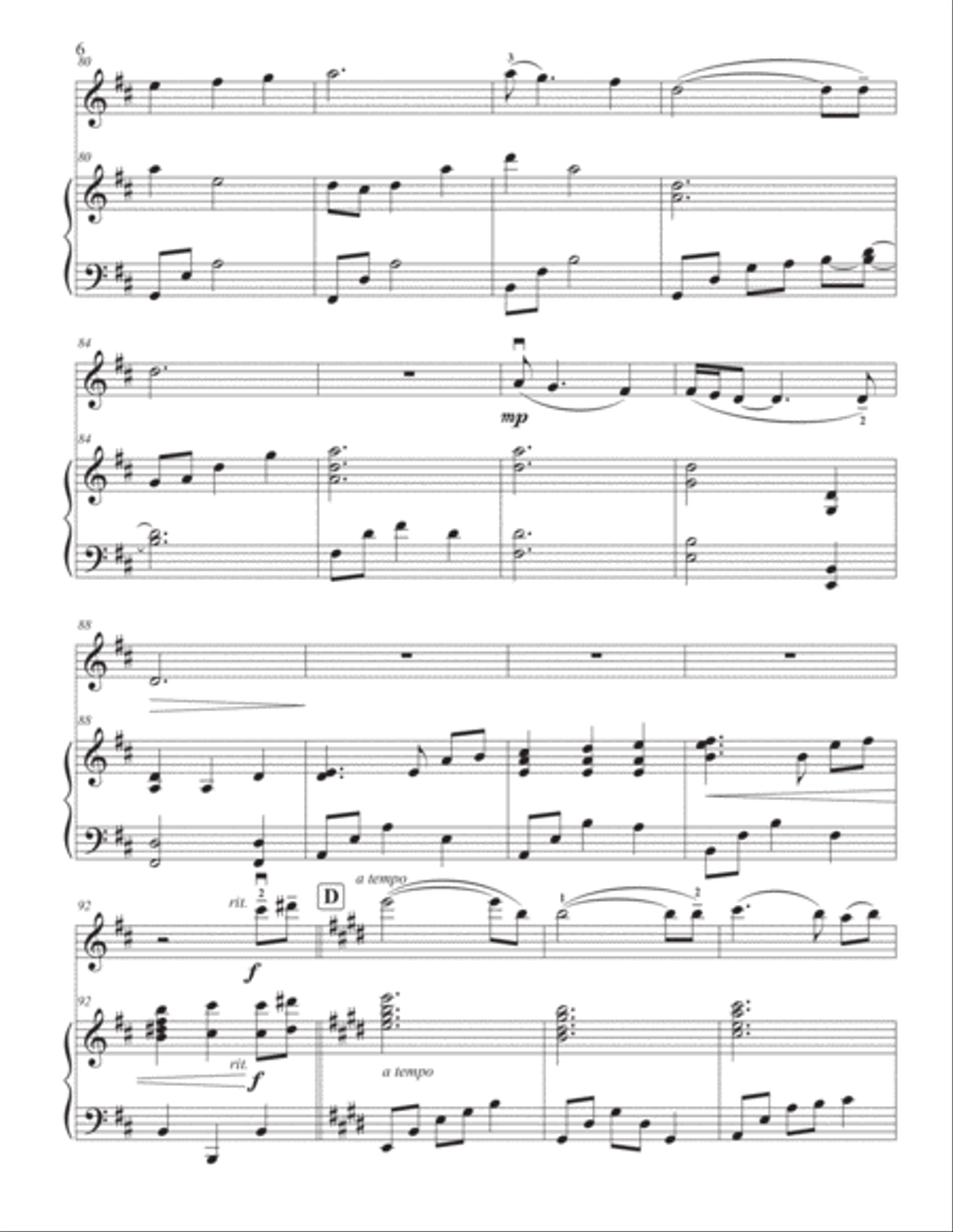 How Beautiful Violin Solo scores gallery preview page 6