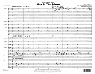 Book cover for Man In The Mirror - Full Score