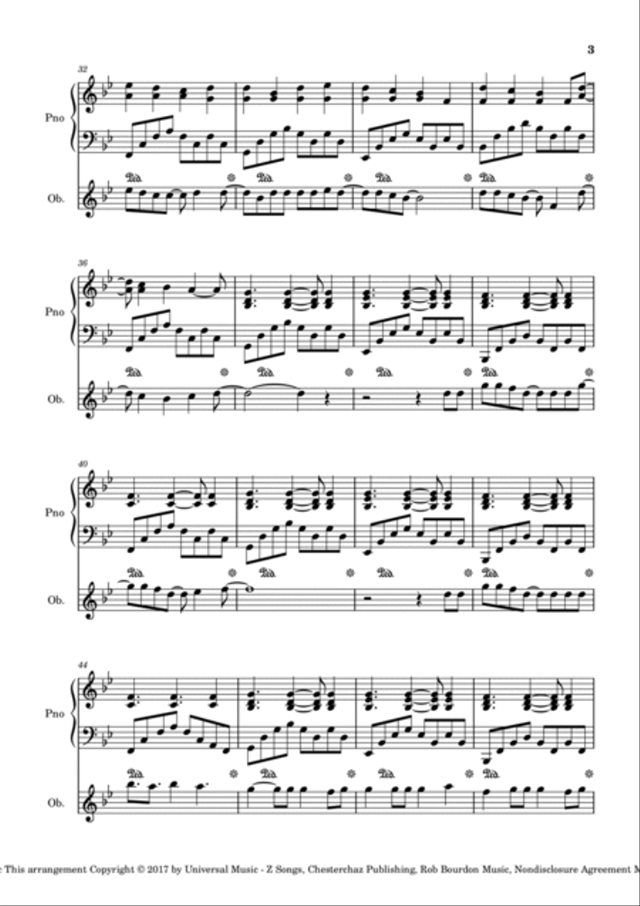 Numb Numb Piano scores gallery preview page 3