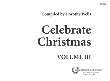 Celebrate Christmas, Vol. 3