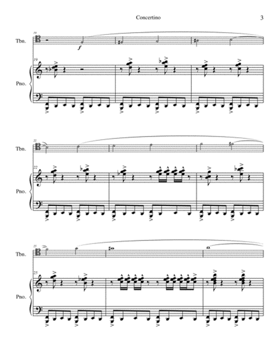 Concertino for Trombone and Piano