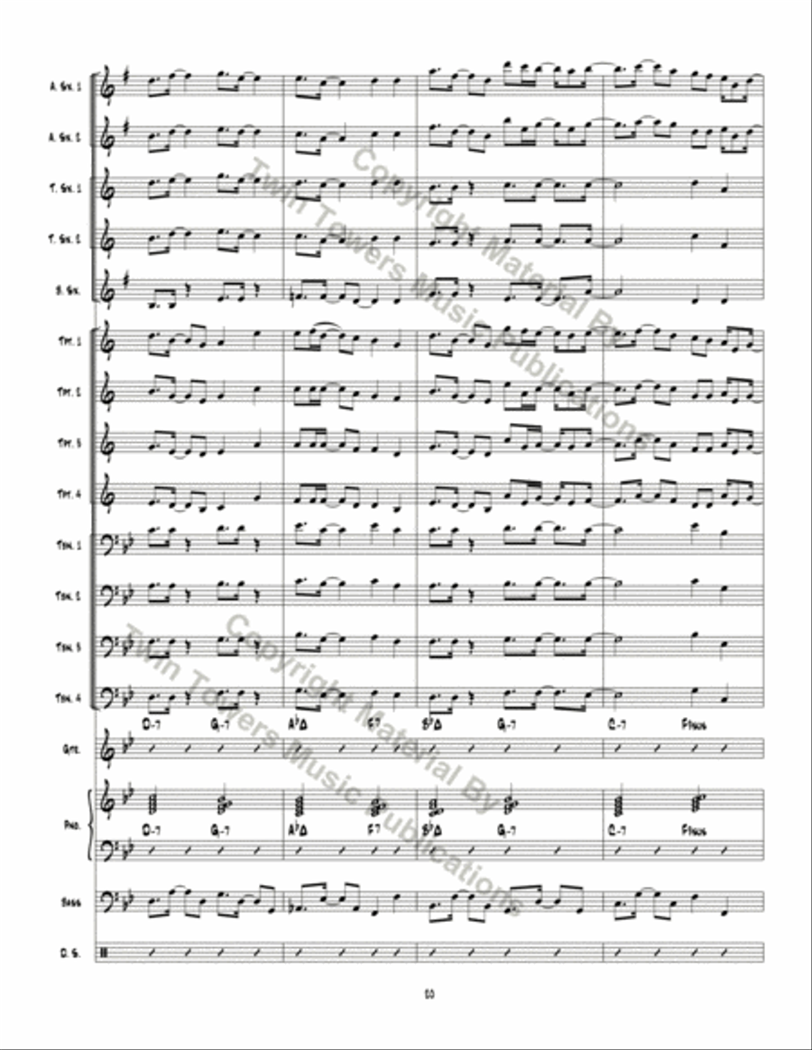 Boss of Funk Jazz Ensemble scores gallery preview page 21