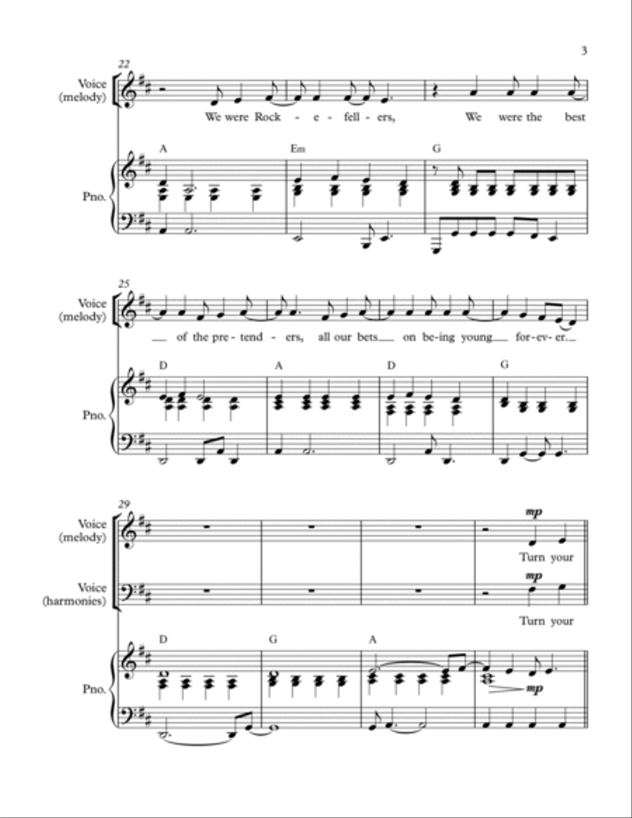 Pretenders Pretenders Piano, Vocal, Guitar scores gallery preview page 3