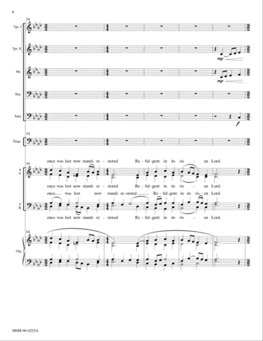 This Day of Days with Joy We Claim (5 vs) Choir scores gallery preview page 6