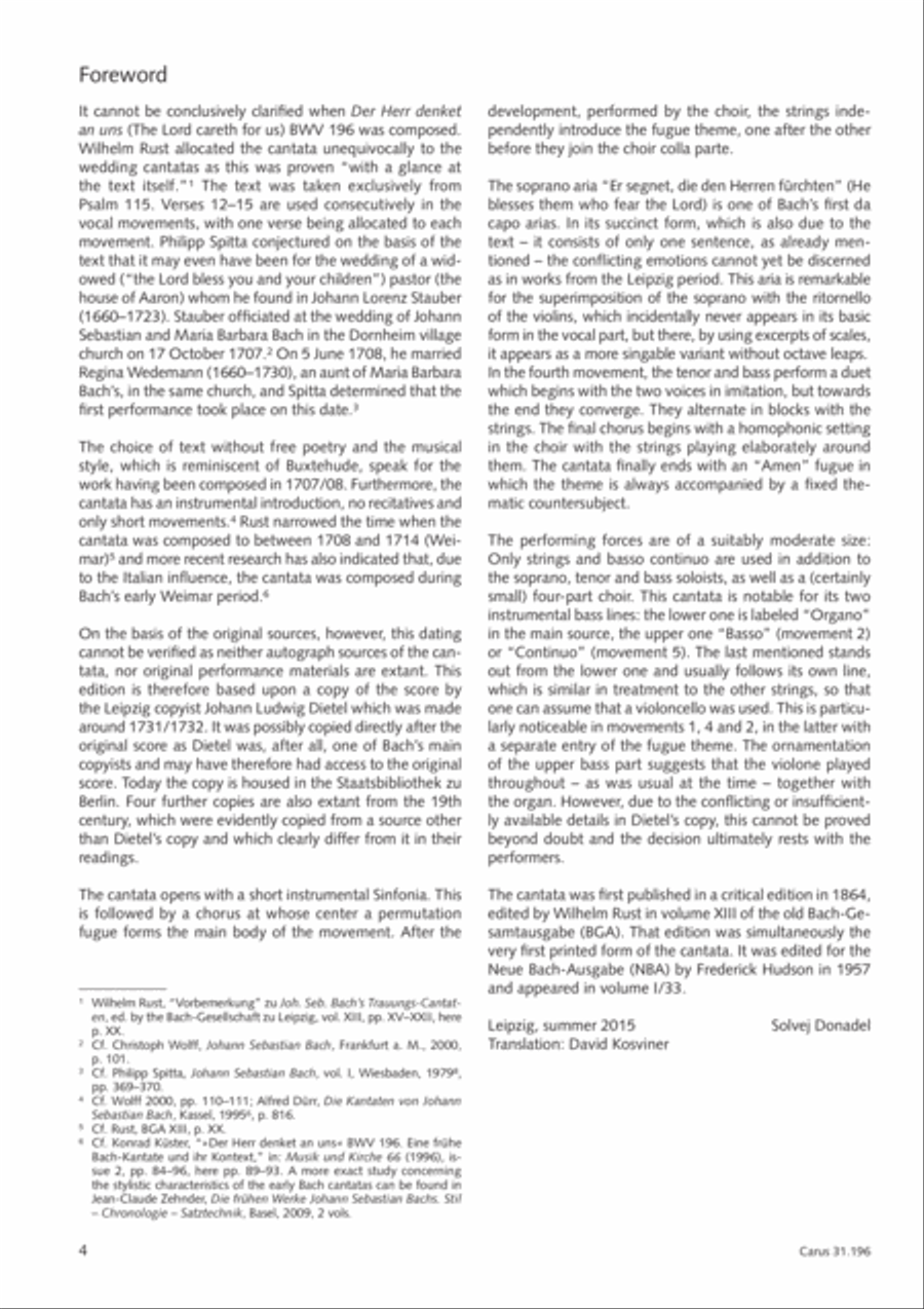 The Lord is mindful of us (Der Herr denket an uns) STB scores gallery preview page 5