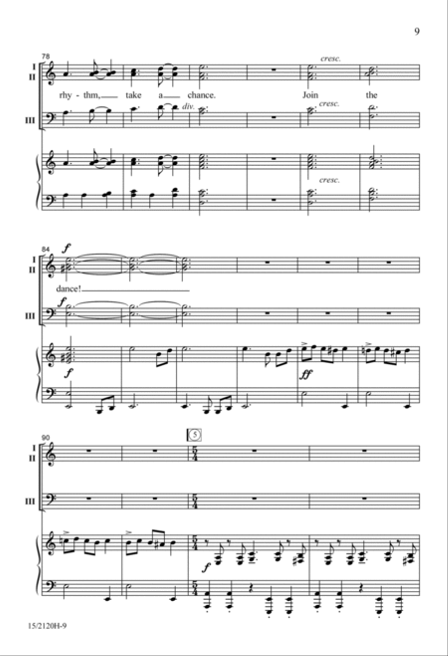 The Dance of Life The Dance of Life 3-Part scores gallery preview page 8