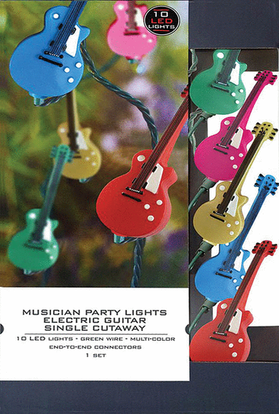 Musician Party Lights – Electric Guitar Single-Cutaway Edition