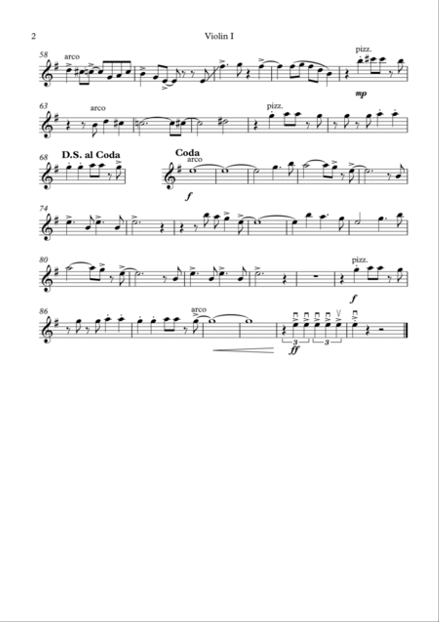 Mas Que Nada Mas Que Nada String Quartet scores gallery preview page 6
