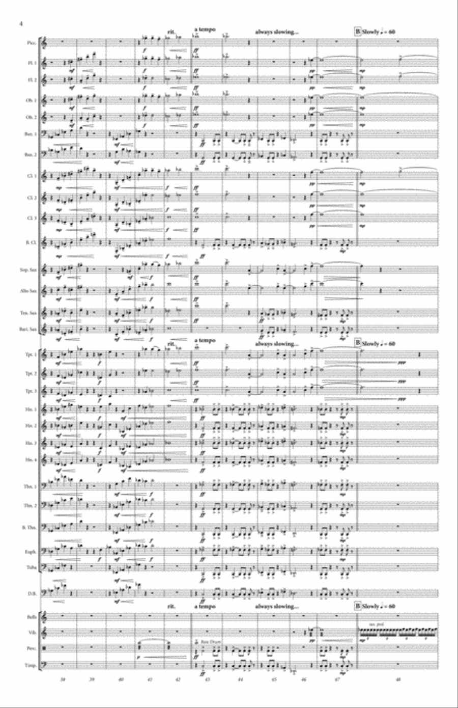 Mountain Hymns Concert Band scores gallery preview page 5