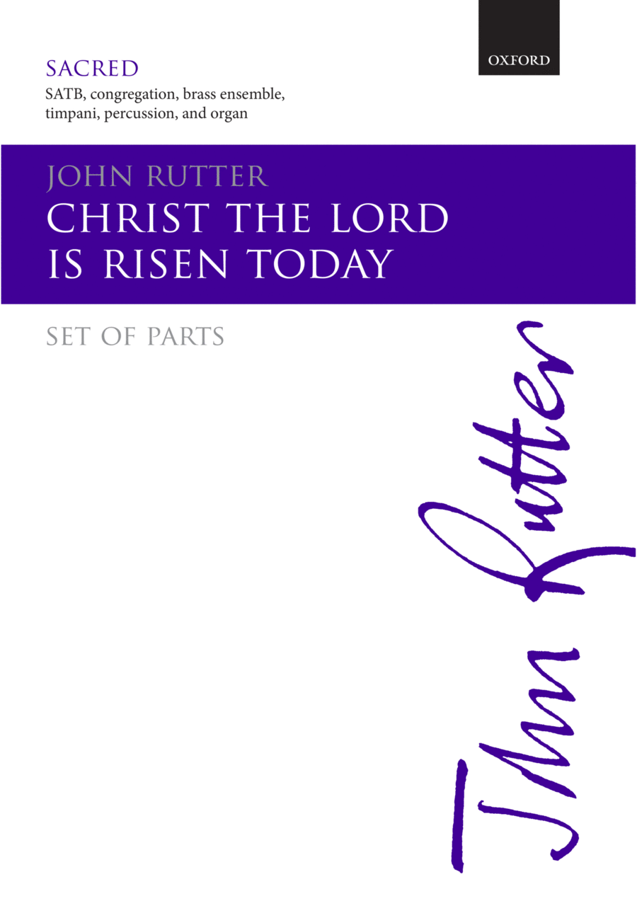 Christ the Lord is risen today 4-Part scores gallery preview page 1