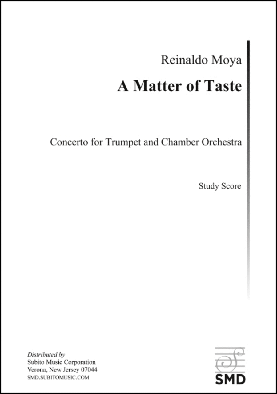 A Matter of Taste Concerto
