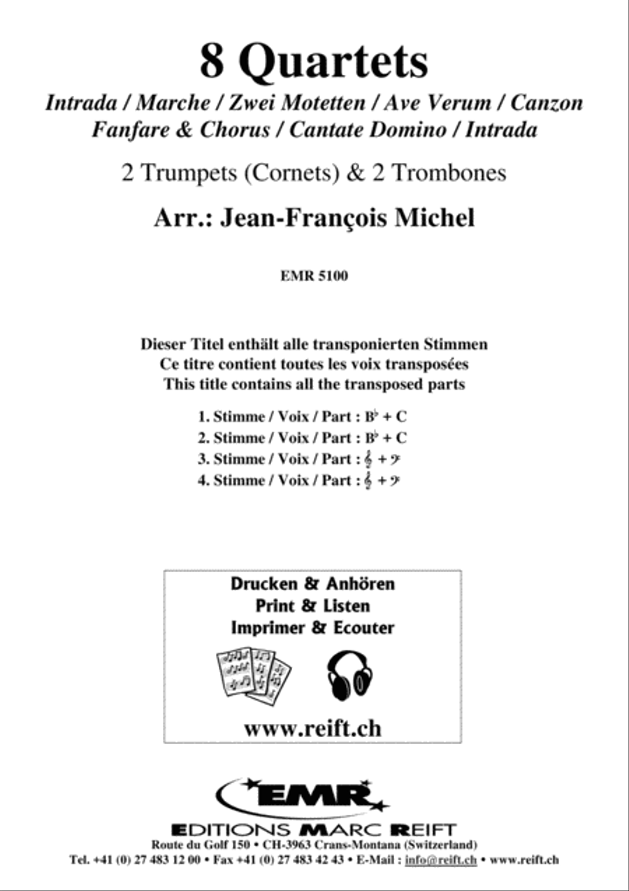 8 Quartets Brass Ensemble scores gallery preview page 2