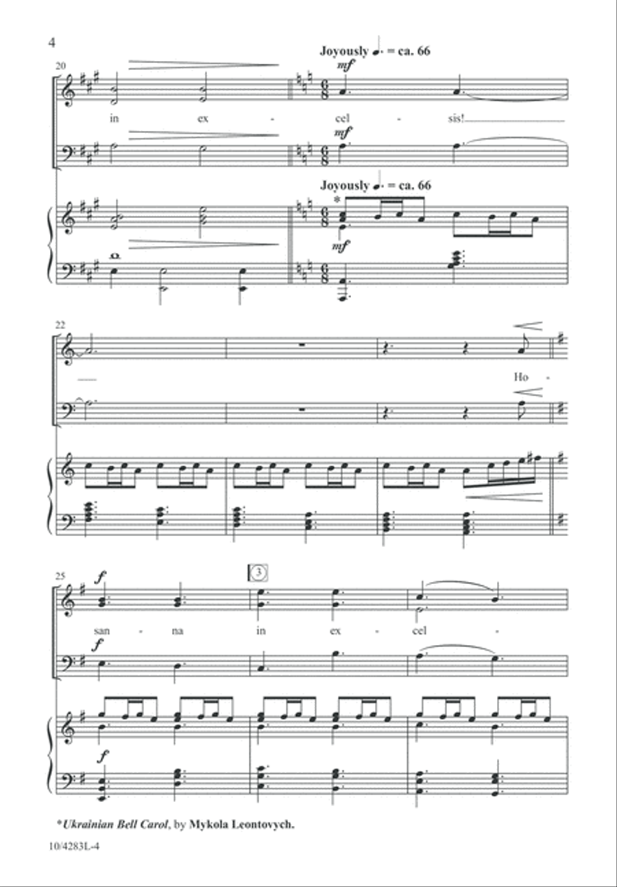 Tidings of Joy! Tidings of Joy! 3-Part scores gallery preview page 5