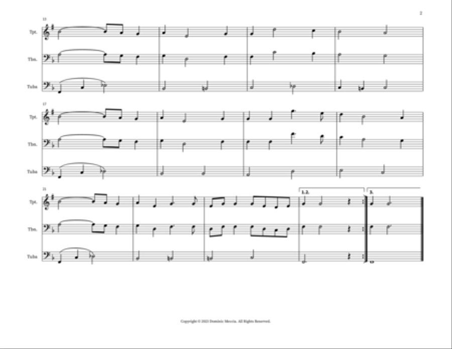 Deep River Small Ensemble scores gallery preview page 2