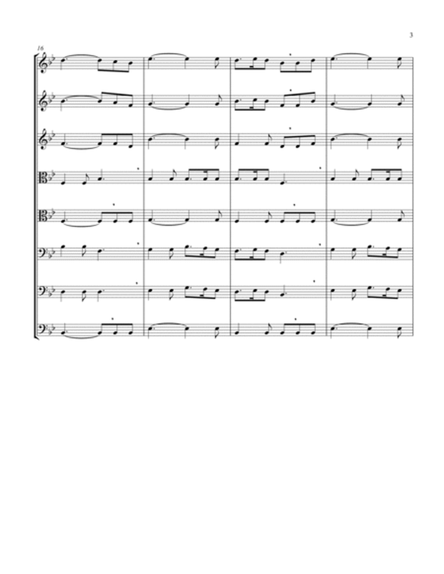 Silent Night (Bb) (String Octet - 3 Violins, 2 Violas, 2 Cellos, 1 Bass)