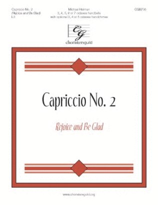 Book cover for Capriccio No. 2 (Rejoice and Be Glad)