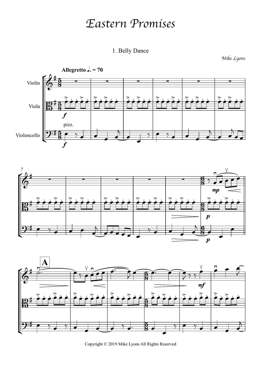 String Trio - Eastern Promises String Trio scores gallery preview page 3