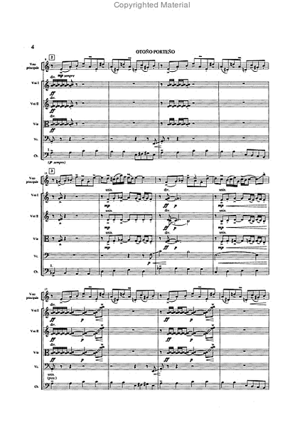 Las Cuatro Estaciones Porteñas String Orchestra - Sheet Music