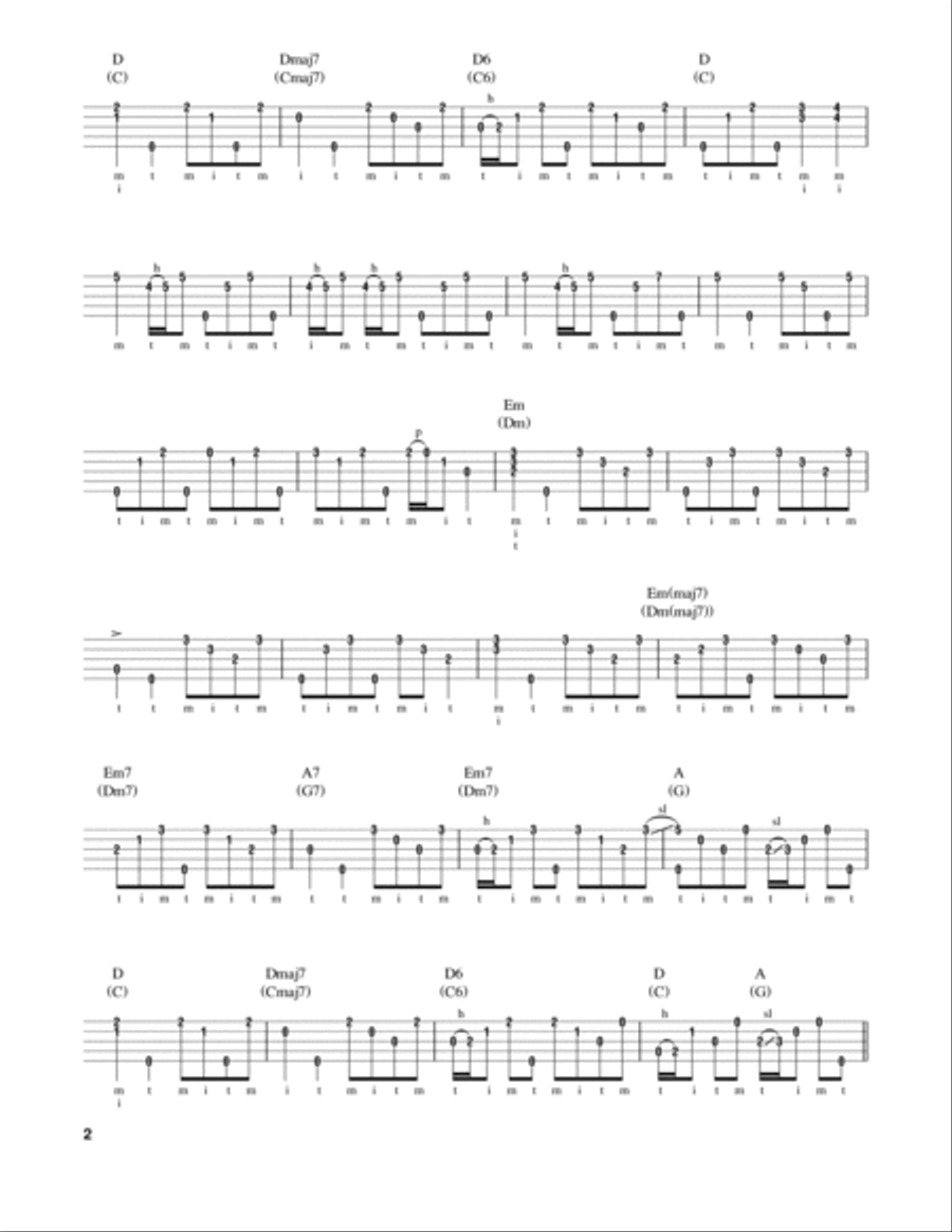 Gentle On My Mind Gentle On My Mind Banjo scores gallery preview page 2