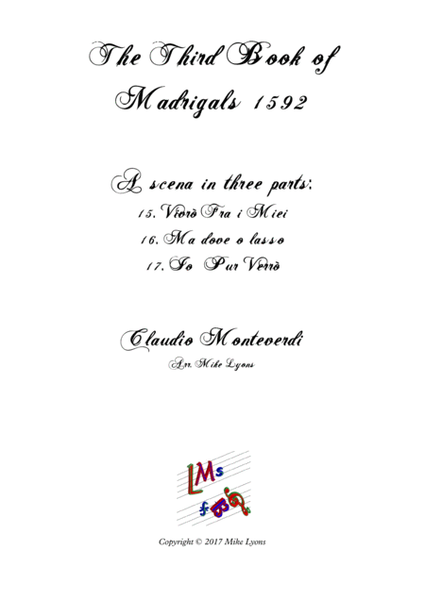 Monteverdi - The Third Book of Madrigals image number null