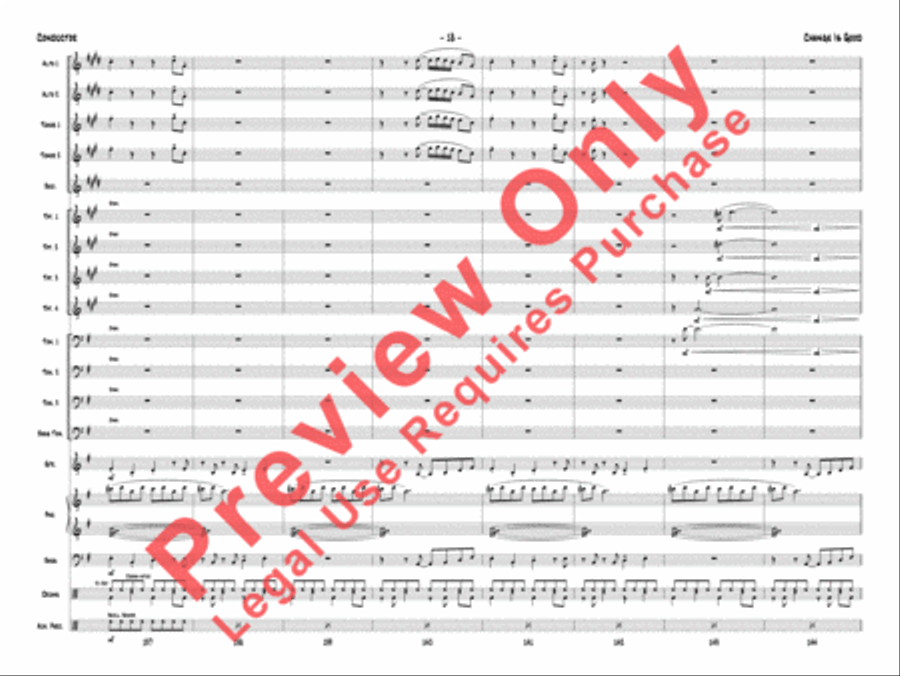 Change Is Good Jazz Ensemble scores gallery preview page 21