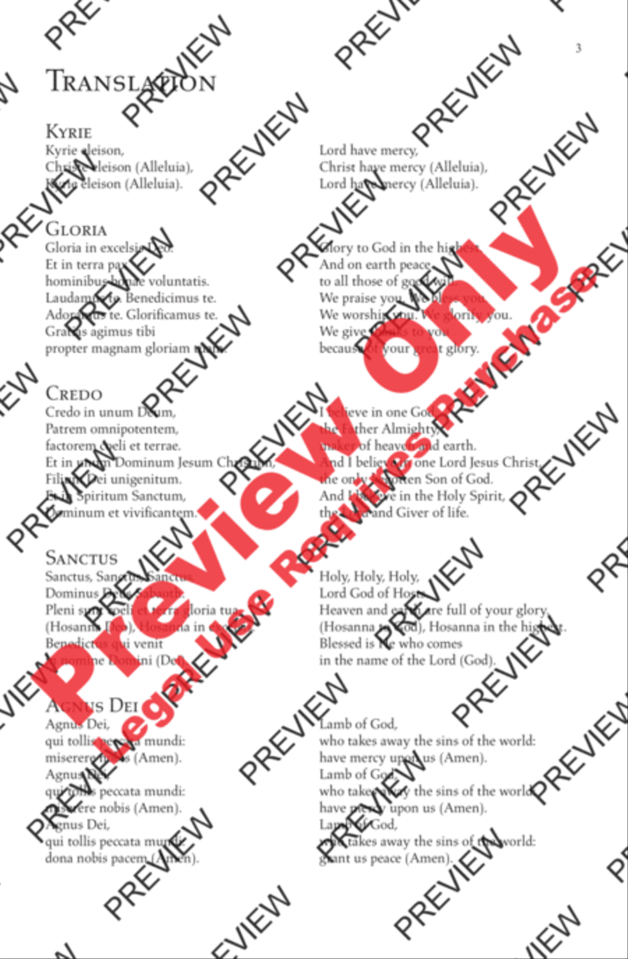 Missa Festiva Women's Choir scores gallery preview page 4