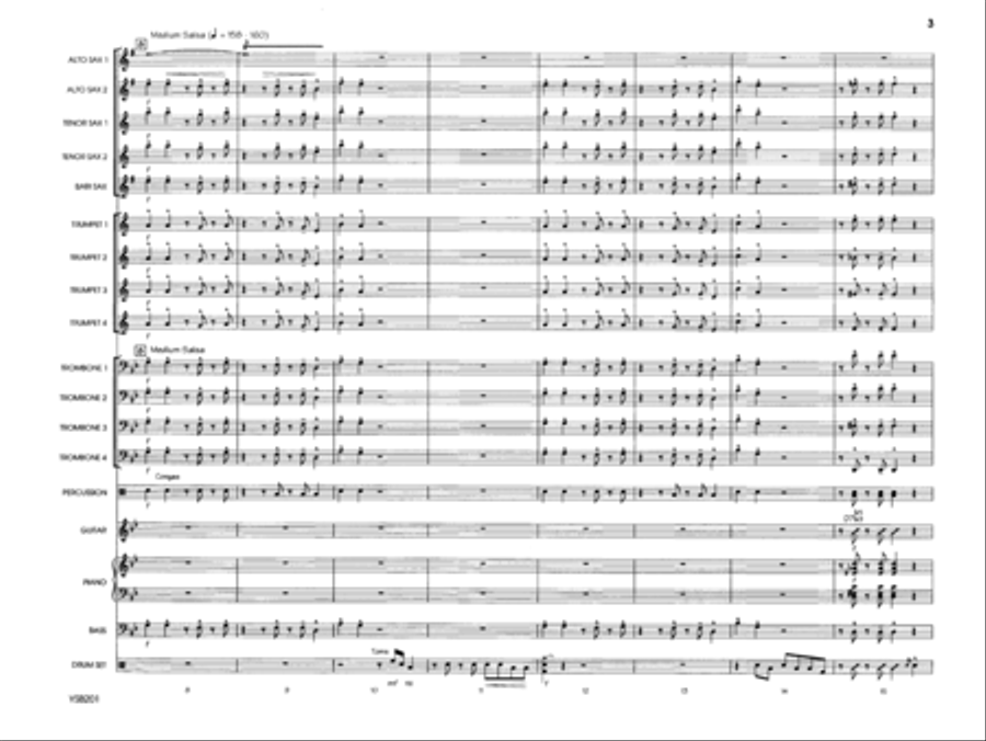 Salsa Nueva Salsa Nueva Jazz Ensemble scores gallery preview page 3
