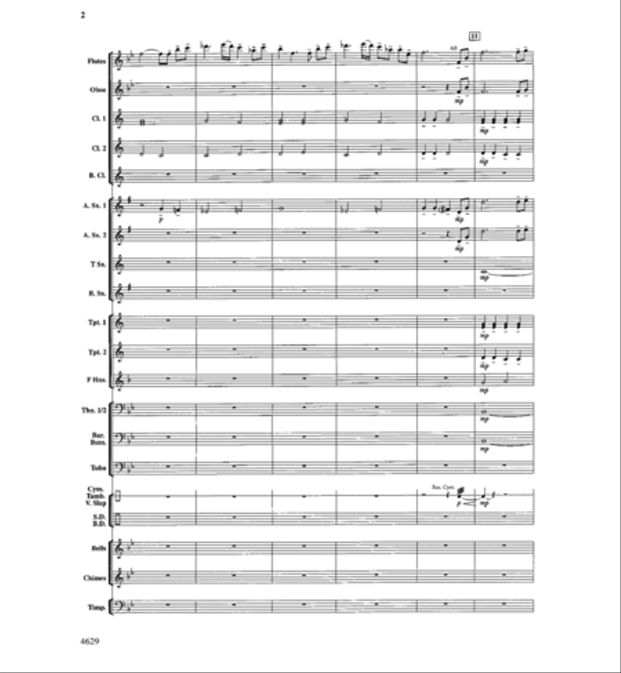 Sirocco Concert Band scores gallery preview page 3
