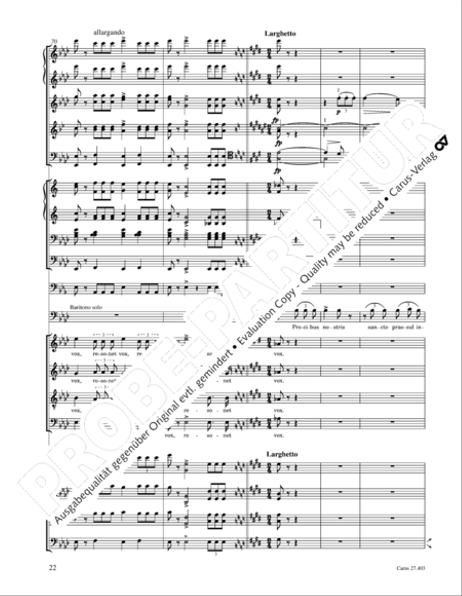 Mottetto per San Paolino Mottetto per San Paolino 4-Part scores gallery preview page 23