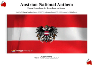 Book cover for Austrian National Anthem (Land der Berge, Land am Strome) for Wind Ensemble