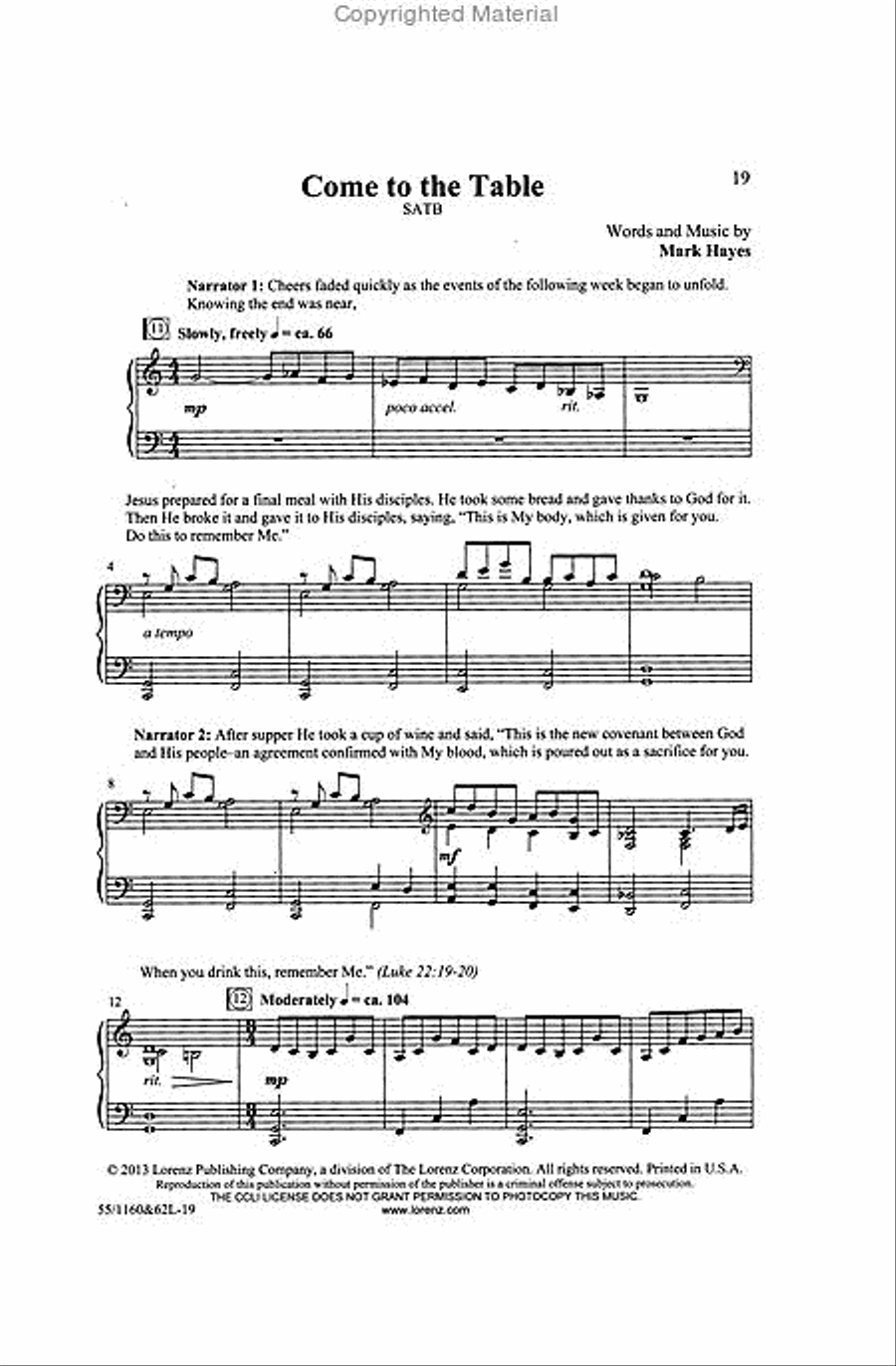 The Power of the Cross 4-Part scores gallery preview page 3