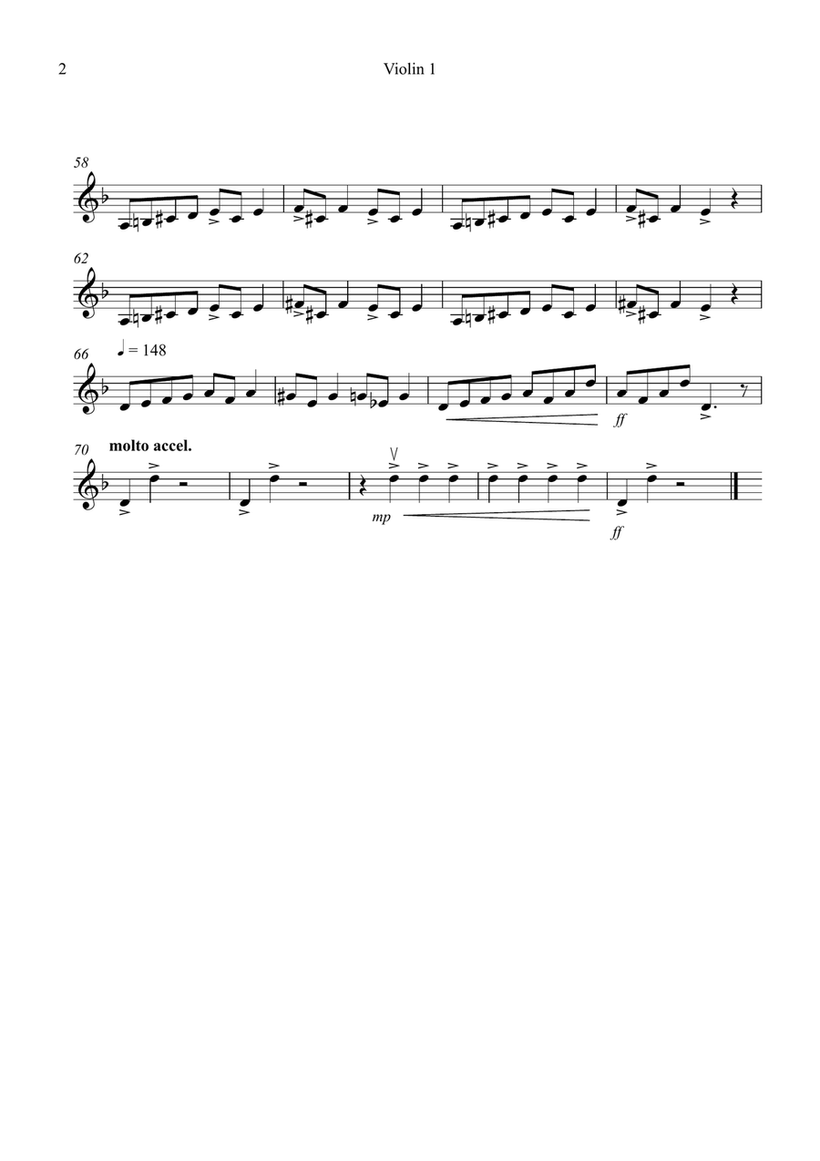 In the Hall of the Mountain King for String Quartet String Quartet scores gallery preview page 6
